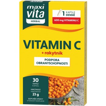 Maxi Vita Herbal Vitamin C + rakytník
